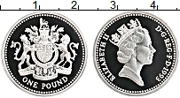 Продать Монеты Великобритания 1 фунт 1993 Серебро