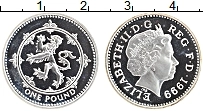 Продать Монеты Великобритания 1 фунт 1999 Серебро