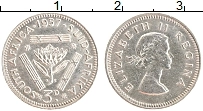 Продать Монеты ЮАР 3 пенса 1959 Серебро