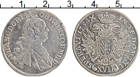 Продать Монеты Австрия 17 крейцеров 1754 Серебро