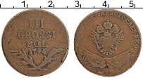 Продать Монеты Польша 3 гроша 1794 Медь