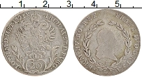 Продать Монеты Австрия 20 крейцеров 1791 Серебро