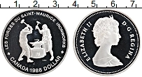 Продать Монеты Канада 1 доллар 1988 Серебро