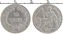 Продать Монеты Индокитай 10 центов 1923 Серебро