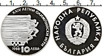 Продать Монеты Болгария 10 лев 1988 Серебро