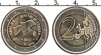 Продать Монеты Италия 2 евро 2011 Биметалл