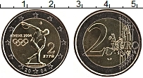 Продать Монеты Греция 2 евро 2004 Биметалл