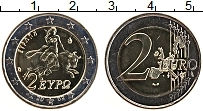 Продать Монеты Греция 2 евро 2002 Биметалл