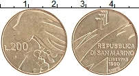 Продать Монеты Сан-Марино 200 лир 1990 