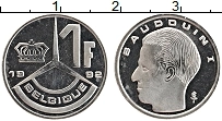 Продать Монеты Бельгия 1 франк 1989 Сталь покрытая никелем