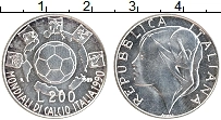 Продать Монеты Италия 200 лир 1989 Серебро