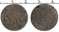 Продать Монеты Польша 1 грош 1767 Медь