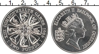 Продать Монеты Гернси 2 фунта 1986 Медно-никель