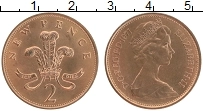 Продать Монеты Великобритания 2 пенса 1971 Бронза