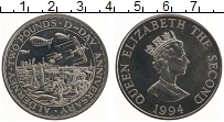 Продать Монеты Олдерни 2 фунта 1994 Медно-никель