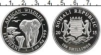 Продать Монеты Сомали 100 шиллингов 2015 Серебро