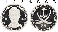 Продать Монеты Экваториальная Гвинея 75 песет 1970 Серебро