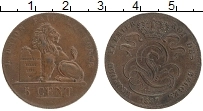 Продать Монеты Бельгия 5 сантим 1851 Медь