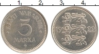 Продать Монеты Эстония 5 марок 1922 Медно-никель