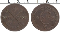 Продать Монеты Швеция 1/2 скиллинга 1819 Медь