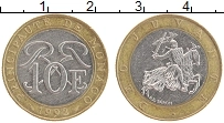Продать Монеты Монако 10 франков 1992 Биметалл
