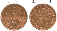 Продать Монеты Чехословакия 5 хеллеров 1932 Медь