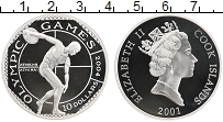 Продать Монеты Острова Кука 10 долларов 2001 Серебро
