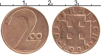 Продать Монеты Австрия 200 крон 1924 Бронза