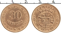 Продать Монеты Тимор 30 сентаво 1958 Медь