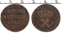 Продать Монеты Франция 9 денье 1721 Медь