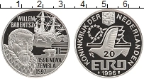 Продать Монеты Нидерланды 20 евро 1996 Серебро