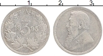 Продать Монеты ЮАР 3 пенса 1897 Серебро