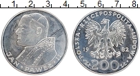 Продать Монеты Польша 200 злотых 1982 Серебро