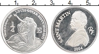 Продать Монеты Святой Мартин 1/4 евро 2004 Серебро