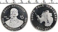 Продать Монеты Антарктика 5 долларов 2011 Серебро