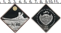 Продать Монеты Палау 10 долларов 2008 Серебро