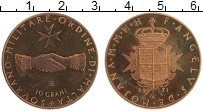 Продать Монеты Мальтийский орден 10 грани 1971 Медь