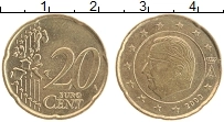 Продать Монеты Бельгия 20 евроцентов 1999 Латунь
