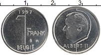 Продать Монеты Бельгия 1 франк 1997 Сталь покрытая никелем