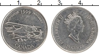 Продать Монеты Канада 25 центов 1999 