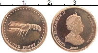 Продать Монеты Тристан-да-Кунья 1 пенни 2008 