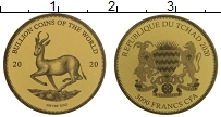 Продать Монеты Чад 3000 франков 2020 Золото