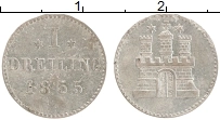 Продать Монеты Гамбург 1 дрейлинг 1855 Серебро