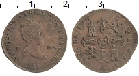 Продать Монеты Испания 2 мараведи 1858 Медь