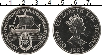 Продать Монеты Олдерни 2 фунта 1992 Медно-никель