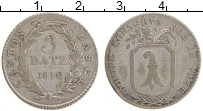 Продать Монеты Базель 3 батзена 1809 Серебро