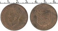Продать Монеты Остров Джерси 1/12 шиллинга 1954 Бронза