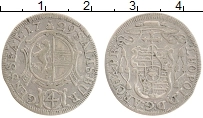 Продать Монеты Зальцбург 4 крейцера 1729 Серебро