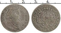 Продать Монеты Польша 6 грошей 1681 Серебро