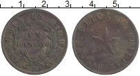 Продать Монеты Чили 1 сентаво 1851 Медь